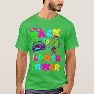Backohe Flower Power retro T Shirt