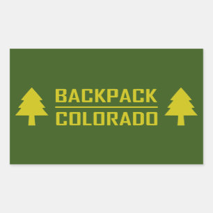 Backpack Colorado Rektangulärt Klistermärke