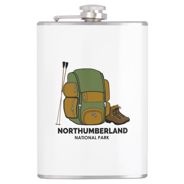 Backpack för nationalparken Northumberland Fickplunta (Framsidan)