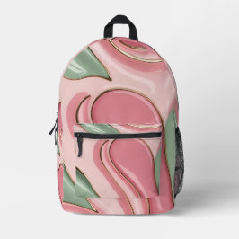 Backpack in stylish graphic