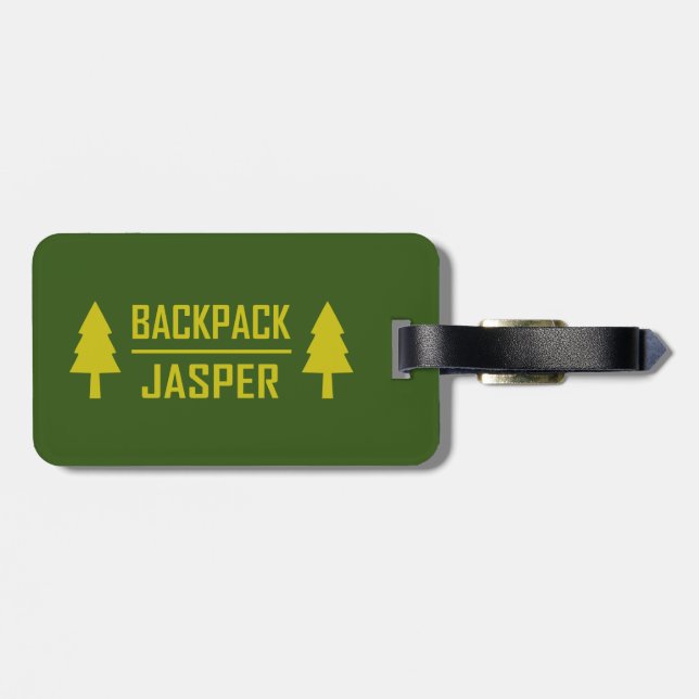 Backpack Jasper Bagagebricka (Baksida Vågrät)