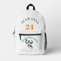 Backpack Kids Retro Pickleball Club - Personlig