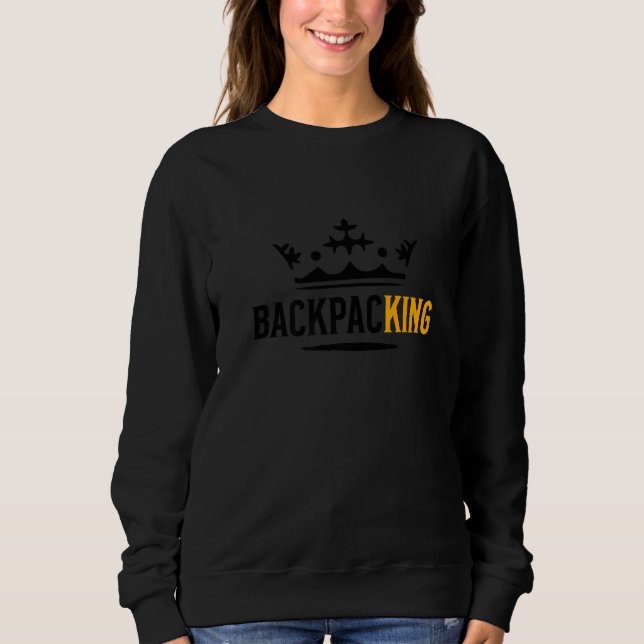 Backpack T-ryggsäck för backpackning för backpackn T Shirt (Framsida)