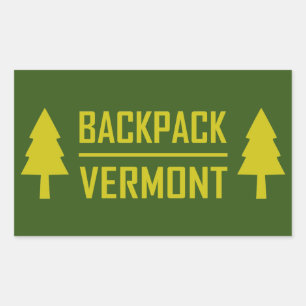 Backpack Vermont Rektangulärt Klistermärke