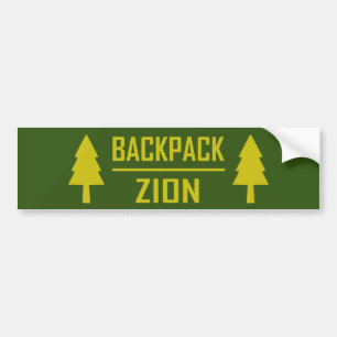 Backpack Zion Bildekal