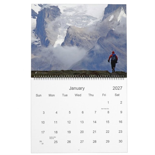 Backpackningsljus 2014 Kalender (Jan 2027)
