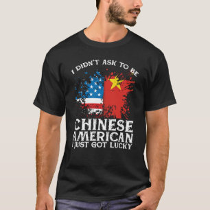 BackprinJag bad inte att bli kinesisk amerikan... T Shirt