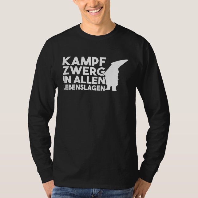 Backprint battle dwarf in all walks of life dwarf  t shirt (Framsida)