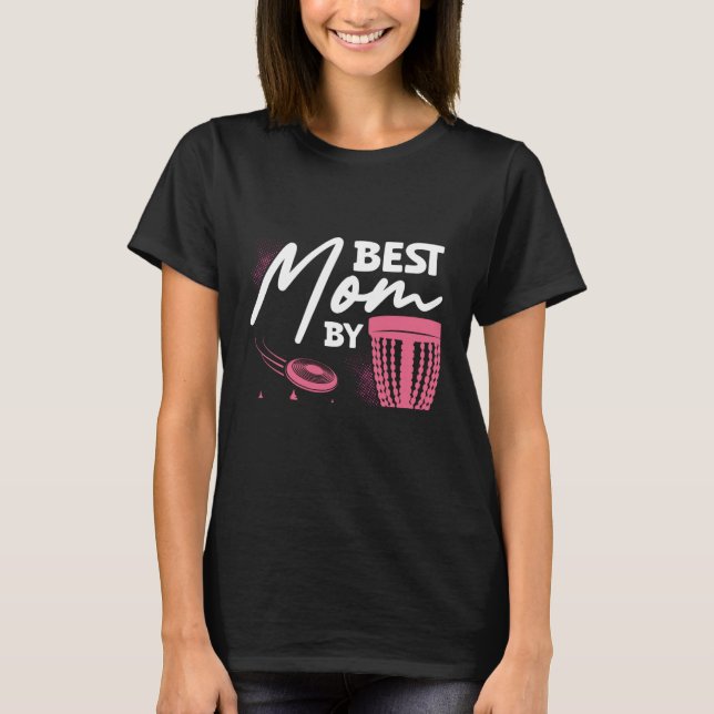 Backprint Best Mamma efter Par Ultimate Frisbee T Shirt (Framsida)