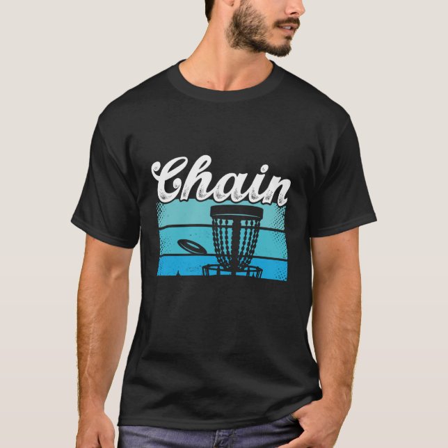 Backprint Chain Smoker Ultimate Frisbee T Shirt (Framsida)
