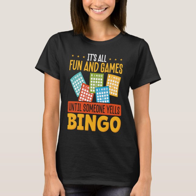 Backprint It S All Fun And Games Until Someone Yel T Shirt (Framsida)
