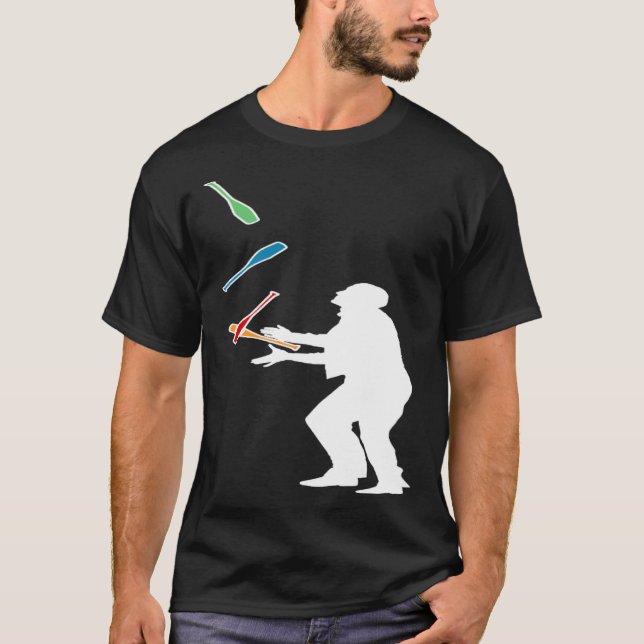 Backprint juggler t shirt (Framsida)