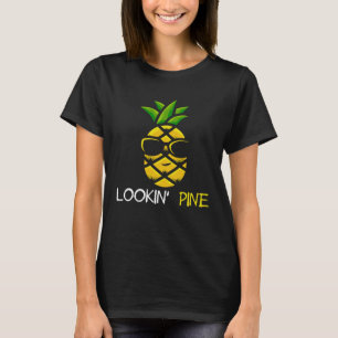 Backprint Lookin Gräs Coola Pineapple T Shirt