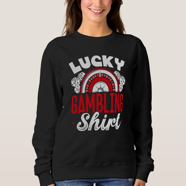 Backprint Lucky Gambling T Shirt (Framsida)