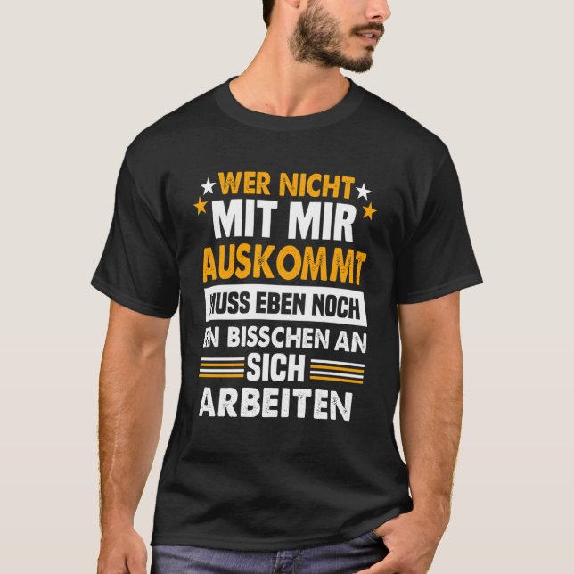 Backprint Om du inte kommer överens med mig har du T Shirt (Framsida)