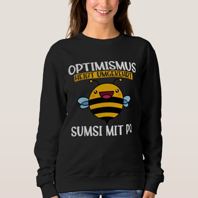 Backprint Optimism means reverse Sumsi with Po T Shirt (Framsida)