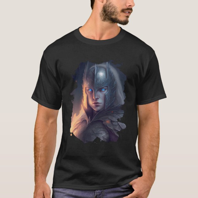 Backprint Reign of Ice the queen of darkness fanta T Shirt (Framsida)