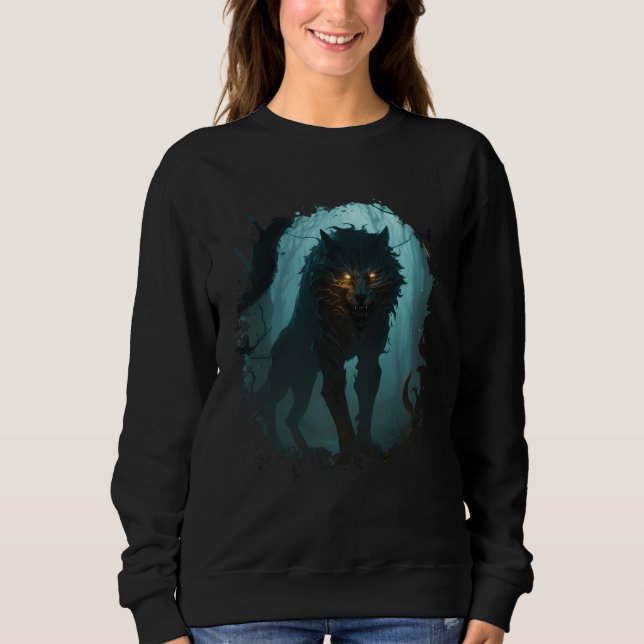 Backprint Shadowhunters in the darkest forest a le T Shirt (Framsida)