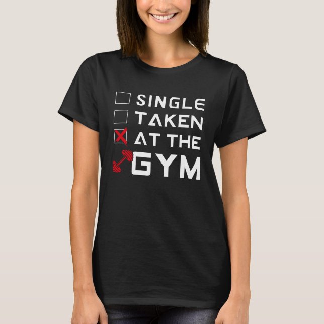 Backprint Single Taken Gym Forgiving Gym Training T Shirt (Framsida)