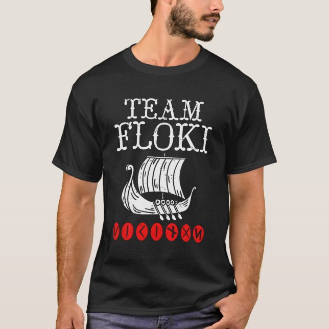 Backprint Team Floki Shipwright T Shirt (Framsida)