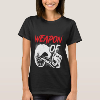 Backprint Weapon Of Stress Reduction Boxing T Shirt