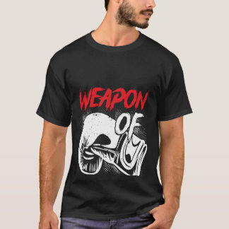 Backprint Weapon Of Stress Reduction Boxing T Shirt