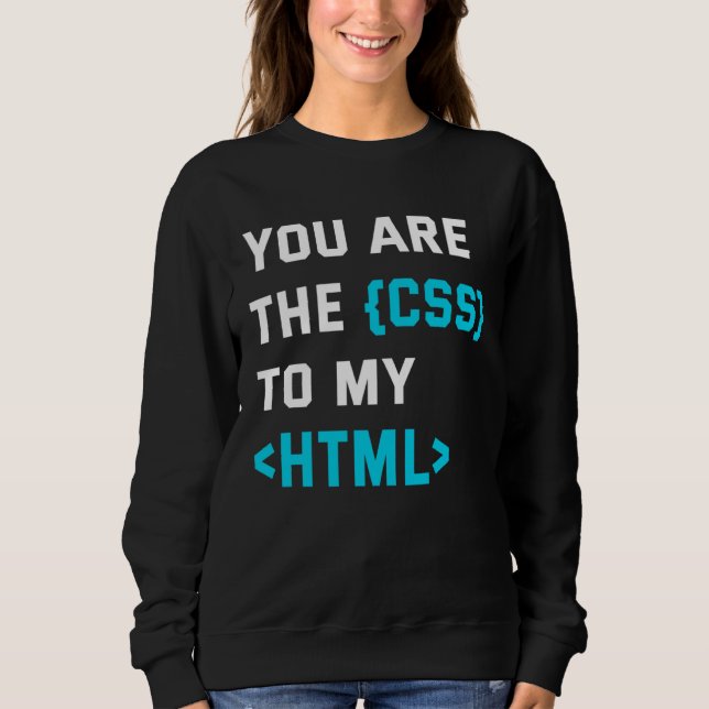 Backprint you are the CSS to my html T Shirt (Framsida)