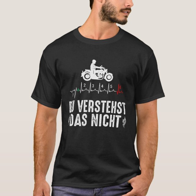 Backprint You understand that not motorcycle with  T Shirt (Framsida)
