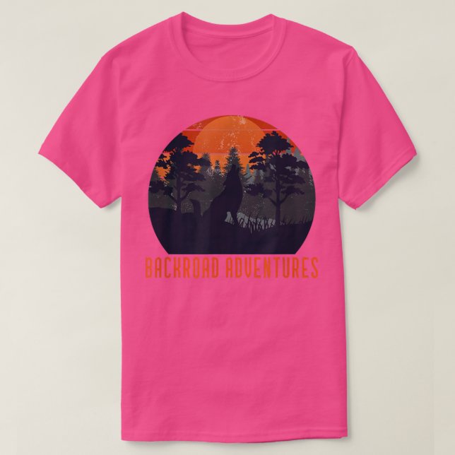 Backroad Äventyr Nights T Shirt (Design framsida)