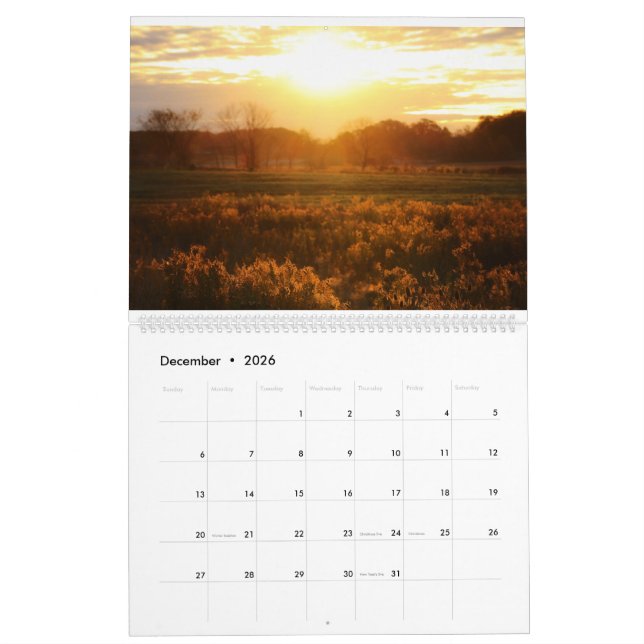 Backroads & Small Towns - KMongtomery Calendar  Kalender (Dec 2026)