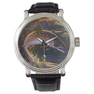 Bäckröding Fiske Fiskare, Vintage Sportfiske Armbandsur