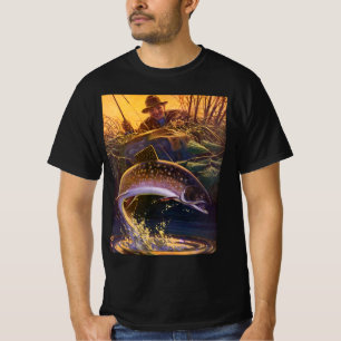Bäckröding Fiske Fiskare, Vintage Sportfiske T Shirt
