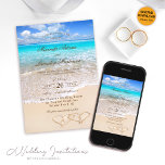 Bäckröllbröllop för det tropiska destinationsfarty inbjudningar<br><div class="desc">Bask i vår Anpassningsbar Tropical Beach-inbjudan till destinationscentrum för blå hav. Dessa inbjudningar, som är uppgjorda av ett omsorgsfullt kärlek och av Mylini Design, fångar på ett perfekt sätt ett strandparadis lugn och tillgivenhet. Varje inbjudan sporrar till en unik och tilltalande blandning av marina blåsor och tropiska nyanser, designad för...</div>