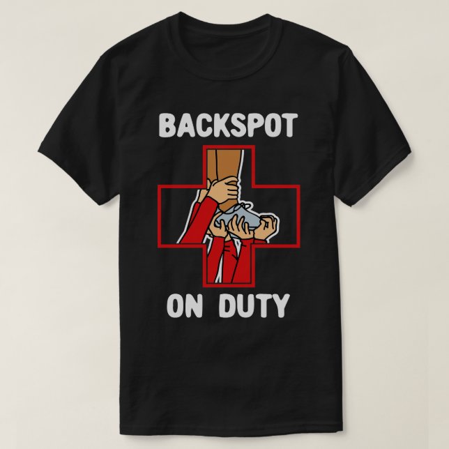 Backspot On Duty T Shirt (Design framsida)