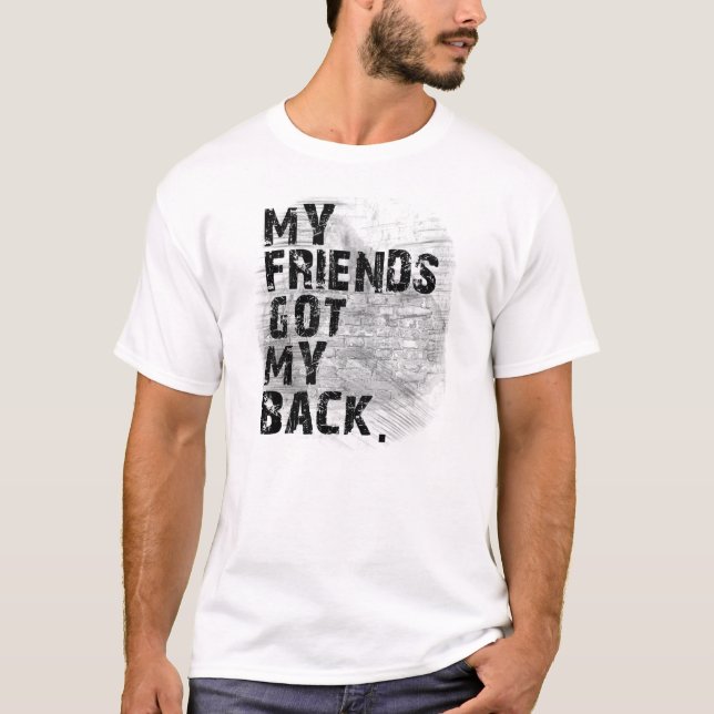 Backstabbed: Min vänner fick min baksida Tee Shirt (Framsida)