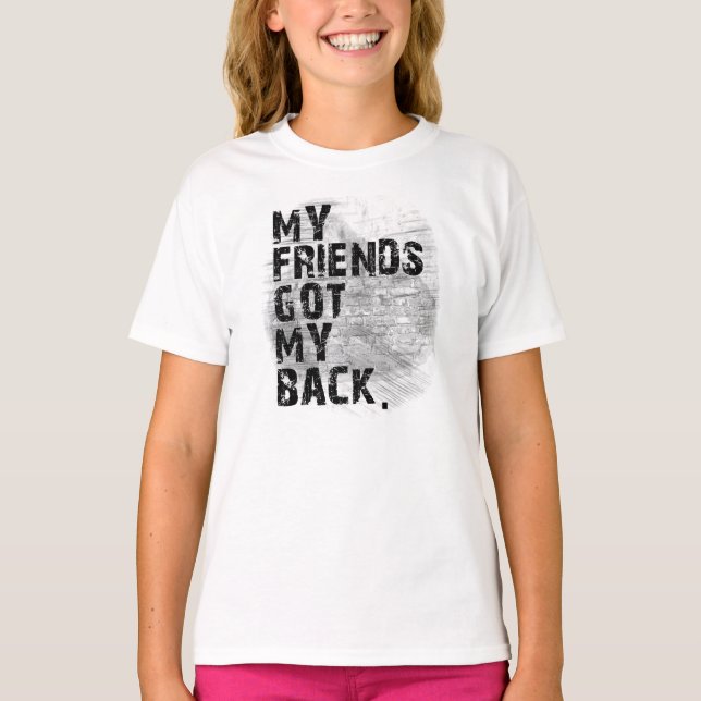 Backstabbed: Min vänner fick min baksida Tröja (Framsida)