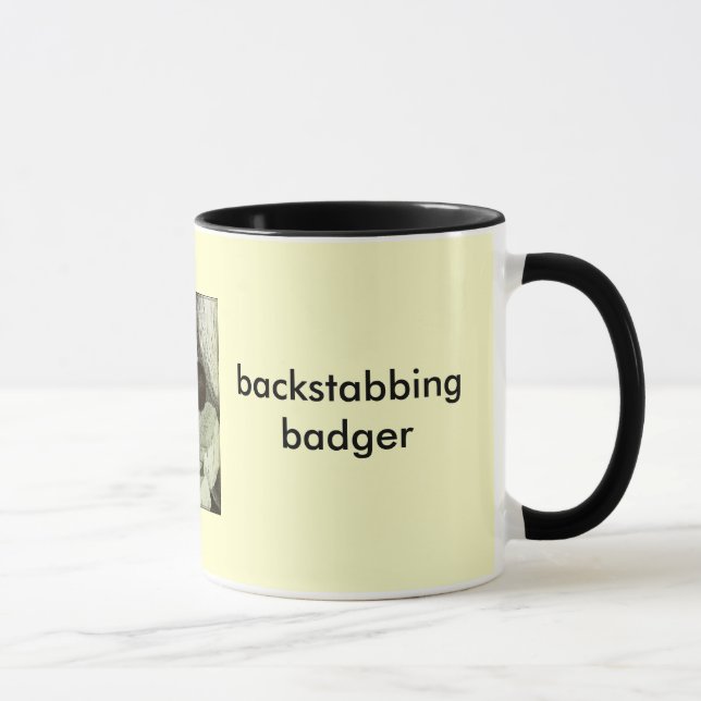 backstabbing bäverskinn mugg (Höger)