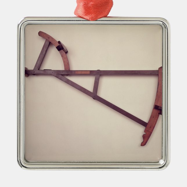 Backstaff 18th århundrade julgransprydnad metall (Framsidan)