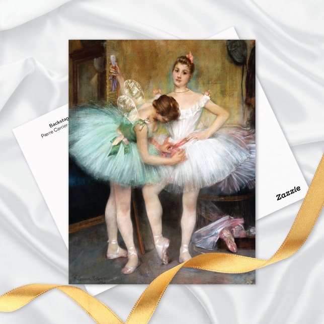 Backstage på Ballet Pierre Carrier-Belleuse Vykort (Skapare uppladdad)