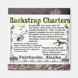 Backstrap Charters Undervattensälgjakt Magnet