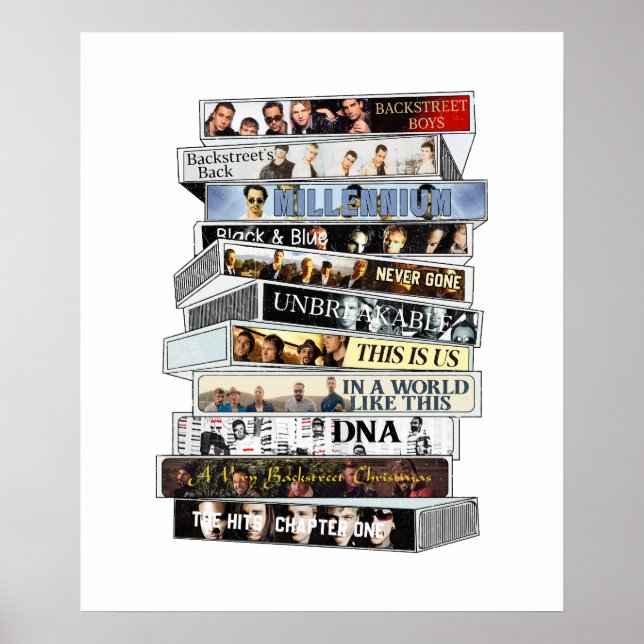 Backstreet Boys kassettband Poster (Framsidan)
