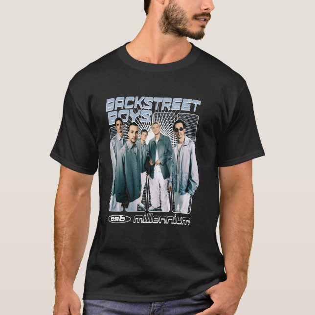 Backstreet Boys u2013 Millenium Grid Foto T Shirt (Framsida)