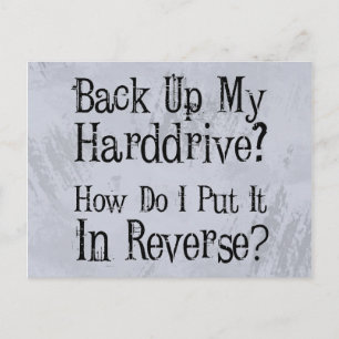 Backup Humor Vykort