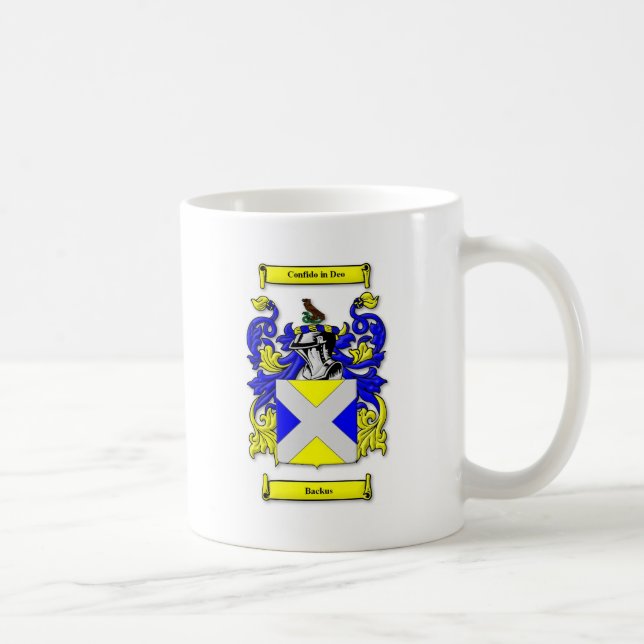 Backus vapensköld kaffemugg (Höger)