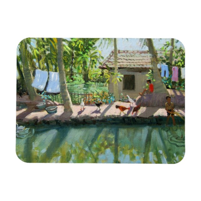 Backwater India Magnet (Horisontell)