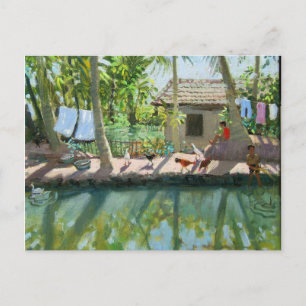 Backwater India Vykort