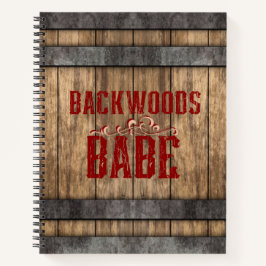 Backwood Babe Whiskey Keg Bullet Journal