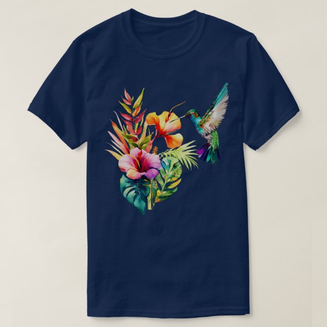 Backyard Bird Watching Watchers Birder Birding Hum T Shirt (Design framsida)