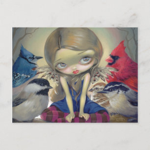 "Backyard Birds" vykort
