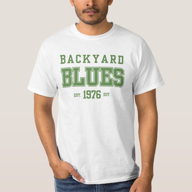 Backyard blues Vintage T-Shirt (Framsida)